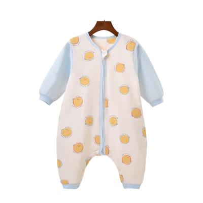 China 100% Cotton Boys and Girls Keli Bear Baby Romper New Season Boneless Quilted Baby Sleeping Bag Romper Newborn Romper for sale