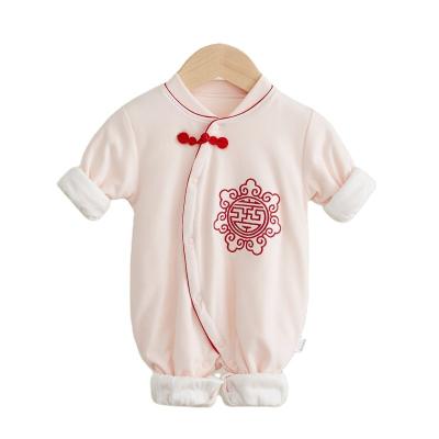 China Keli Bear Wholesale Baby Clothes Newborn 100% Cotton Long Sleeve Romper 100% Cotton Winter Jumpsuit Overalls Baby Long Sleeve Clothing for sale