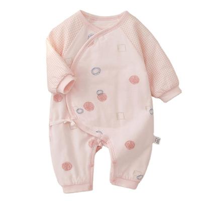 China Keli Bear Wholesale Baby Clothes Newborn 100% Cotton Long Sleeve Romper 100% Cotton Winter Jumpsuit Overalls Baby Long Sleeve Clothing for sale