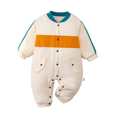 China 100% Cotton Keli Bear Wholesale Newborn Long Sleeve Jumpsuit Winter Overalls Newborn Baby Clothes Baby Rompers for sale