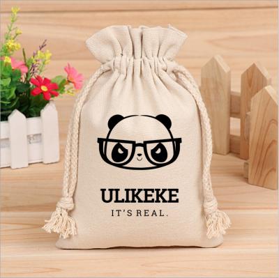 China Ulikeke Eco Friendly BIODEGRADABLE Wholesale Customized Colorful Muslin Cotton Canvas Custom Drawstring Bag for sale