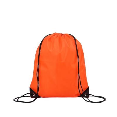 China Custom Drawstring Ulikeke Polyester Bag RPET Dust Gym Bag 210D Polyester Waterproof Burgundy Woodland Pocket Custom Drawstring Football Sports Bag With Logo for sale