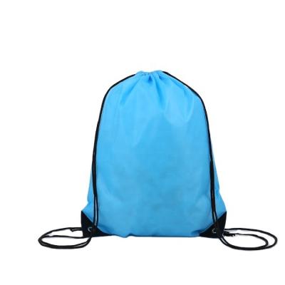 China Ulikeke Factory Drawstring Soccer Bag 210D Polyester Waterproof Burgundy Woodland Waterproof Pouch Dust Gym Bag RPET Custom Football Sports Bags for sale