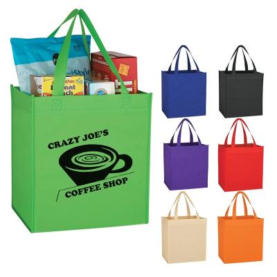 China Ulikeke China Manufacturer 2021 Non Woven Folding Bags Factory Price Customized Logo Print Shopping Bag For Promotion Fast Delivery for sale