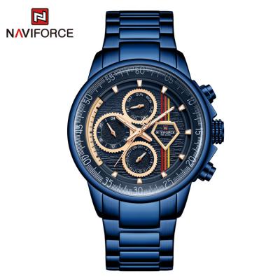 China NAVIFORCE 9184 BEBE Luxury Brand Military Sport full calendar watches for men fashion waterproof stainless steel casual multifunctional watch for sale