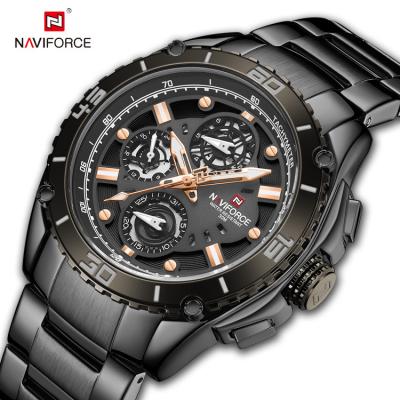 China NAVIFORCE 9179 Full Calendar BB Sports Watches Men Fashion Leisure Waterproof Stainless Steel Quartz Multifunction Watch for sale