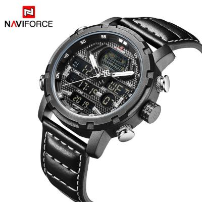 China Naviforce 9160 BWB Dual-Motion Sports Full Belt 3ATM Popular Multifunctional Waterproof Men's Calendar Watch for sale