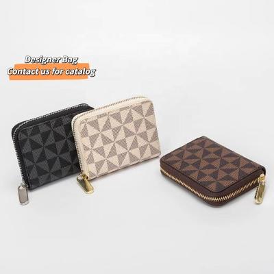 China Luxury Leather Credit Card Bag High Quality Designer Card Bag Purses and Purses Classic Famous Wallet Bag Card Holder Brands Wallet Bank for sale