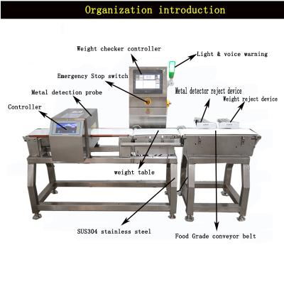 China High Accuracy and Stability Check Weighing Scale With  Siemens PLC And 7