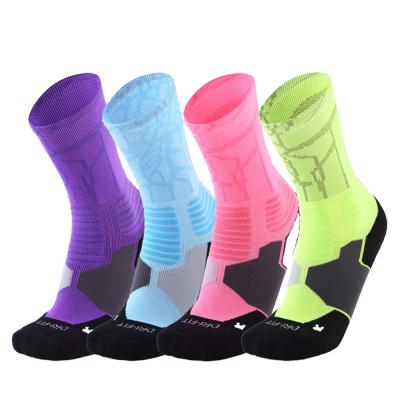 China Viable Custom Sports Sock Sports Crew Sport For Boy Girl Men Women Elite Basketball Socks for sale