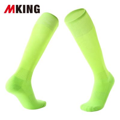 China Disposable Sports Soccer Man Polyester Kids Knock Down High Quality Cotton Sport Stockings for sale