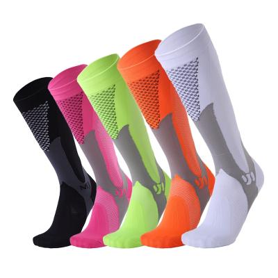 China Disposable Professional Compression Bumps XL Factory Obm Knee High Stockings Colored Nylon Running Retraining Nurse Sport Hosiery for sale