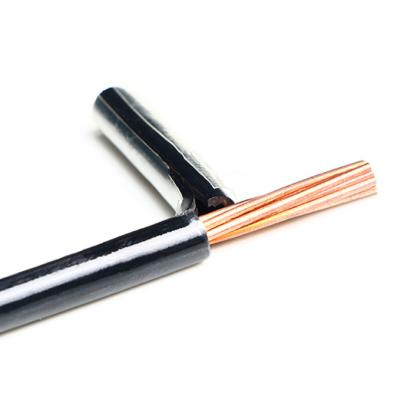 China Building PVC Insulated 12mm Conductor Nylon Building Electrical THHN Copper Cable For House Wiring for sale