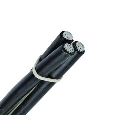 China 15 KV 25 KV XLPE Insulated Overhead Bundled Wire ABC Aerial Cable for sale