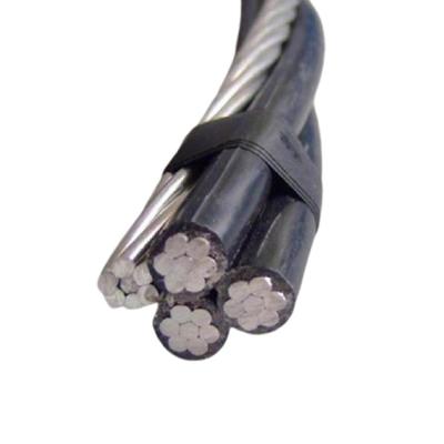 China Aluminum Construction Low Voltage Insulation ABC Aerial Cable for sale