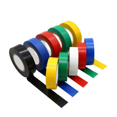 China Flame Retardant Stable Quality PVC Electrical Tape Roll Multicolor PVC Pipe Insulation Electrical Tape for sale