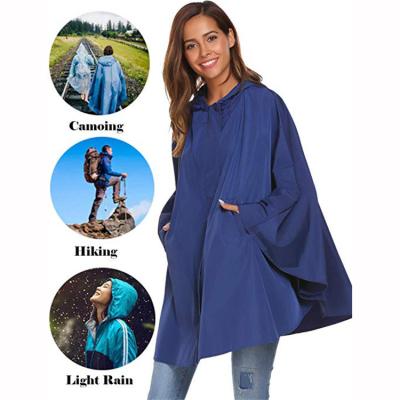 China Raincoat Adult Poncho Batwing-Wrapped Raincoat Women's Hooded Coat Raincoat Bachelor's Raincoat for sale