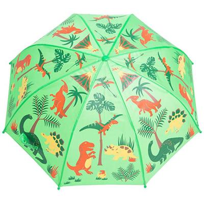 China Double-folding Umbrella Children Can Used Cute Dinosaurs Patterned Umbrella Anytime for sale