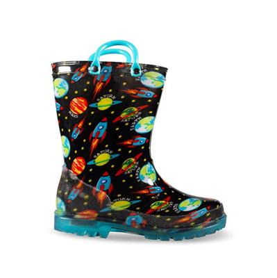 China Portable Rainboots Rain Kids Anti Slip Waterproof Durable Cheap Rain Boots for sale