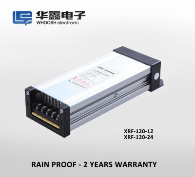 China Transformador impermeable de la fuente de alimentación del CE 120W LED 10A 12V para las luces LED 185.5*73*41m m en venta