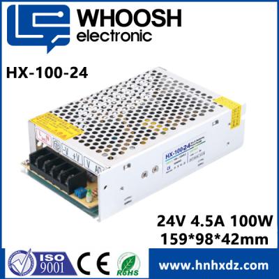 China 100W WHOOSH el conductor de la fuente de alimentación de la luz del LED IP20 24VDC LED en venta