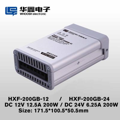 中国 16.7A LEDの運転者12V 200W LEDの印の電源の単一の出力 販売のため