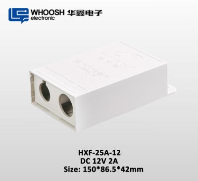 China Adaptador de vivienda plástico del adaptador 12V 2A de la fuente de alimentación del CCTV 25W en venta