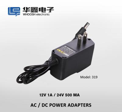 China Adaptador montado en la pared de la cámara de seguridad del adaptador DC 12W 24VDC de la CA de 0.5A LED en venta