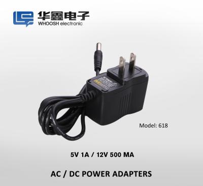 China Eficacia universal del adaptador el 78% del adaptador DC 5W LED de la CA 5V1A en venta