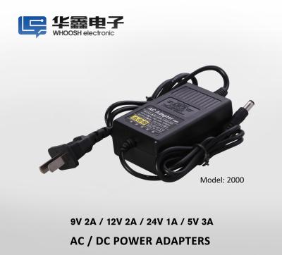 China El cable CA del uno mismo conectó el adaptador DC universal 5V3A 86*48*30m m de la CA 15W en venta