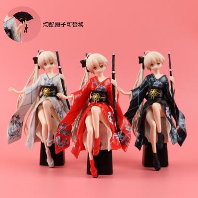 China Decoration Toy Doll Action Figure Kasugano Sora Car Toy Japanese Style Game The Cartoon Sky Kasuga Kimono Dome Sister Figure for sale