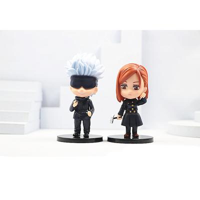 China Cartoon Toy Japanese Anime Jujutsu Kaisen Action Number Itadori Yuji Fushiguro Kugisaki Nobara PVC Collectible Model Toy For Gifts for sale