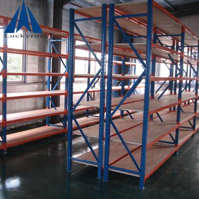 China Corrosion Protection Metal Warehouse Storage Shelving Light Duty Rack for sale