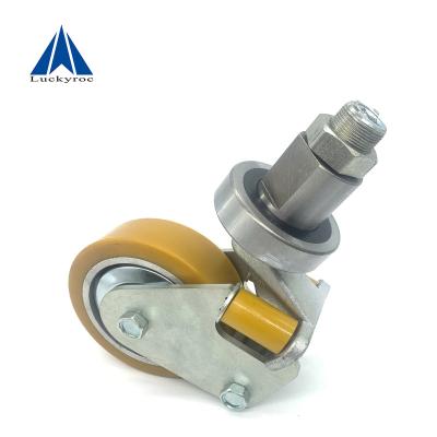 China Construction worksÂ   Forklift PU wheel caster wheel for Linde electric pallet trcuks1.6-2.0T for sale