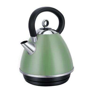 China 360 Degree New Design Home Appliances Stainless Steel Low Rotation Portable Electric Kettle 1.5L/1.8L for sale