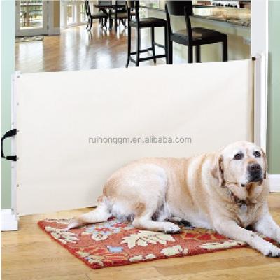 China Retractable Dog Playpen Metal Viable and Nyloon Viable Door for sale