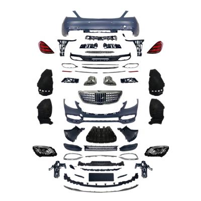 China New AIMEAG New China-chic Maybach style W222 upgrade modified body kits pp grill bumper headlight for Mercedes-Benz 2014-2020 s-class for sale