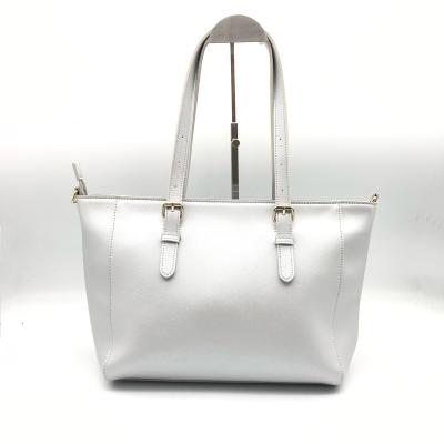 China Hot Selling Fashionable Customization PU PVC Tote Bag GWP Handbag Leather Shopping Bag For Women for sale