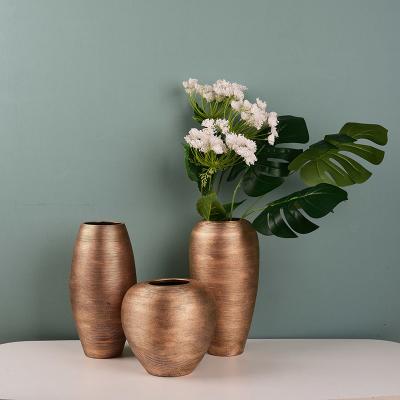 China Eco-friendly Ceramic Vase Nordic Modern Indoor Home Decor Flower Ceramic Flower Vase for sale