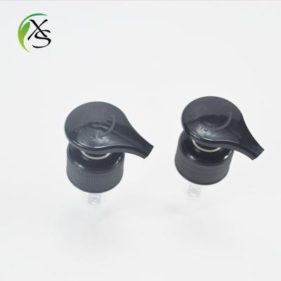 China Customized Logo Acceptable 28/410 Lotion Pump Cap for and Professional in Black for sale