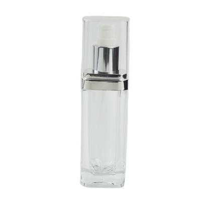 China Beauty Skincare Pump Bottle Customized 60ml Double Wall Acrylic Container in Any Color for sale