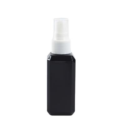 Cina Collare Materiale PET Bottiglia di plastica 1.7 oz Bottiglie di spray di alcol trasparente vuote in vendita