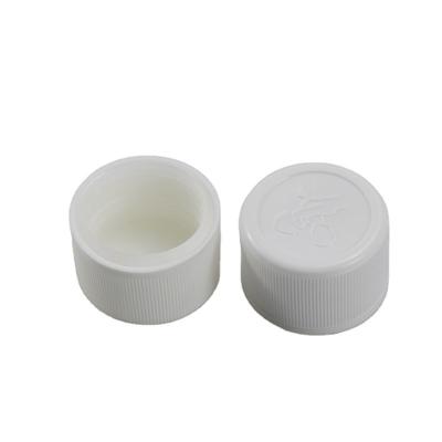 China Customizable Bottle Color 28mm CRC Caps 28/410 Plastic Screw Cap PP Material Childproof Cap for sale