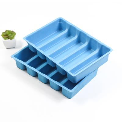 中国 Paper Molded Pulp Tray Packaging Insert Biodegradable For Products Protection 販売のため