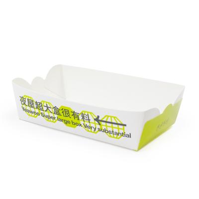 China Kraft Paper Corrugated Take-out Box for Baking Cakes Puff Waffle French Fries Ice Cream Snacks zu verkaufen