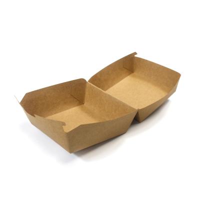 China Custom French Fries Fast Food Packaging Takeaway Food Burger Packaging Box for sale