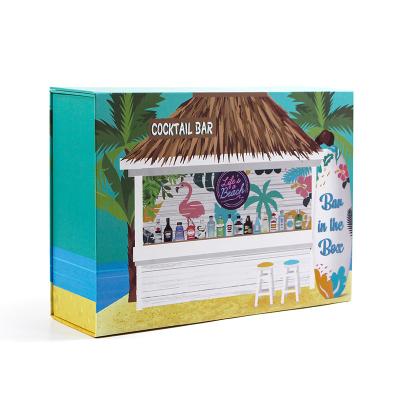 China Custom Printing Design Cocktail Packaging Box Cardboard Folding Magnetic Gift Boxes zu verkaufen