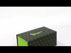 Luxury Black Green Folding Electronic Product Magnetic Gift Box