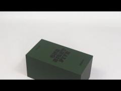 Green White Embossing Lid And Base Gift Box