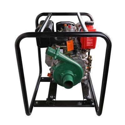 China Automotive Industry 4 Inch Diesel Engine Water Pump Set Agricultural Irrigation Diesel 4kw 5.5HP 4kw 5.5 HP Mini Diesel Water Pump for Farm Use for sale